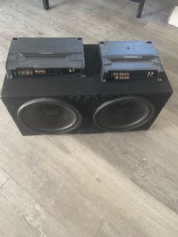 12”subs bass amp and 4channel