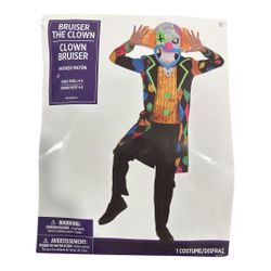 NWT Bruiser the Clown Child Costume Scary Circus Carnival Halloween Small 4-6