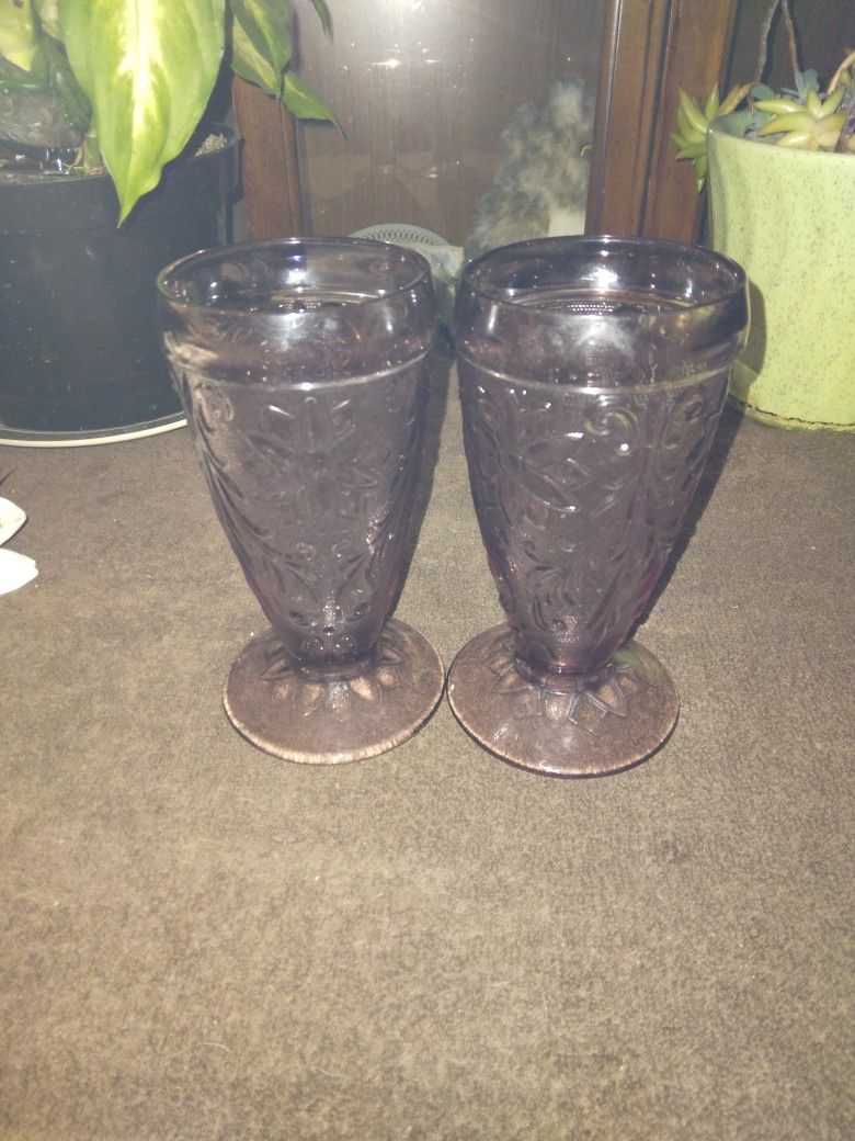 Nice Heavy Purple Glasses