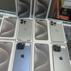 15 PRO MAX. 256 And 512 GB AVAILABLE 