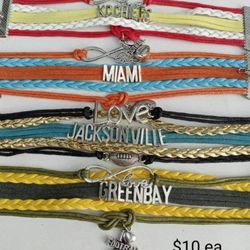 NFL Team Wristlets, New