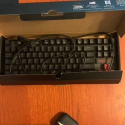 Red Dragon Loud Clicky Gaming Keyboard