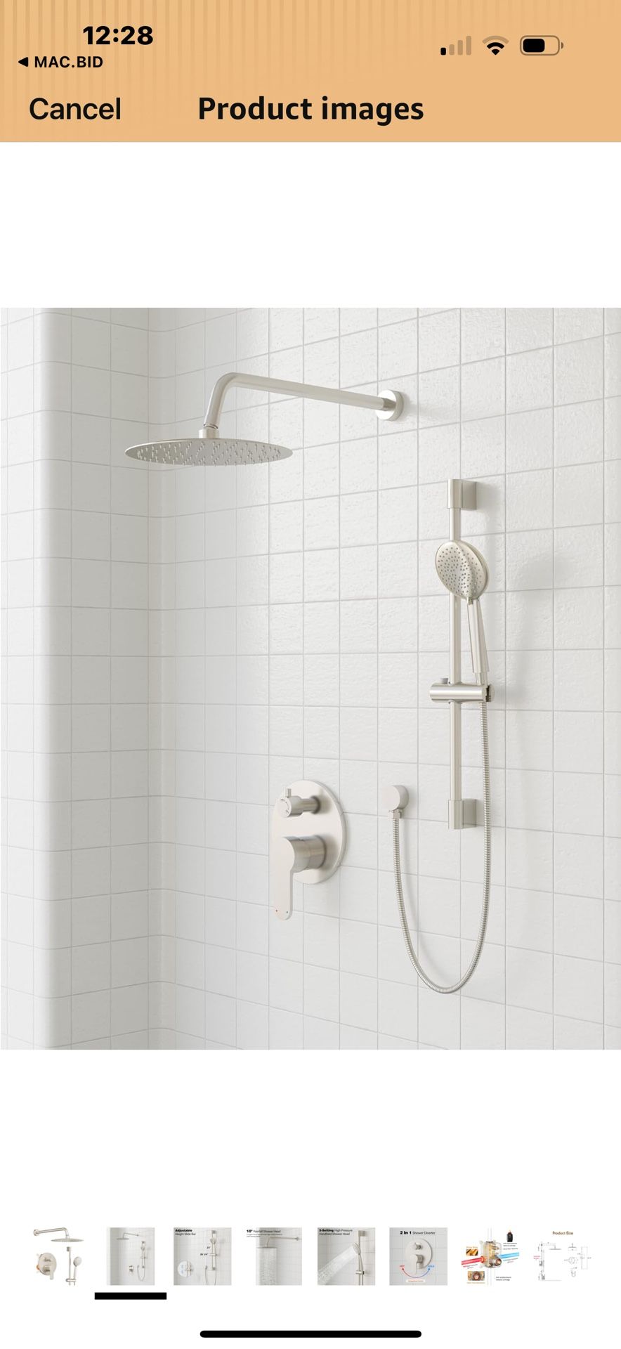 Shower System Brushed Nickel