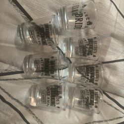 Bride and Bride's Drinking Team Member Glass Shot Glasses Wedding Bachelorette Party Shot Glasses 7 Pack