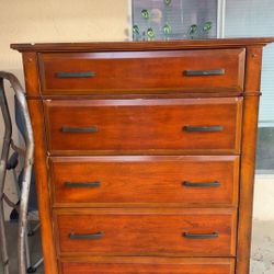 5 Drawer Wood Dresser OBO