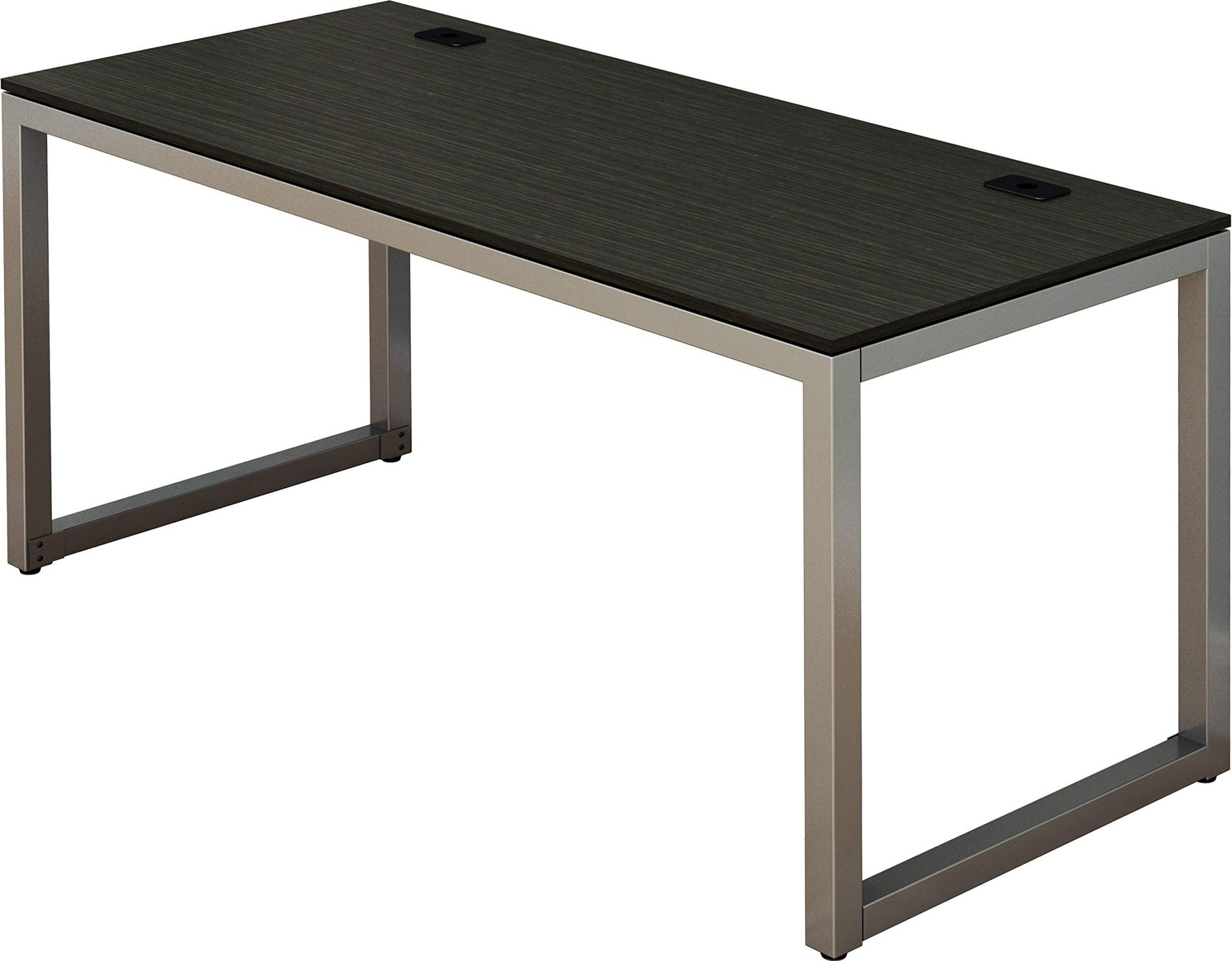 55 Inch Wood/Chrome Office Desk