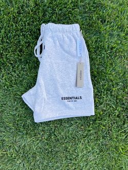 Light Oat ESSENTIALS shorts (Sizes: S, M, L)