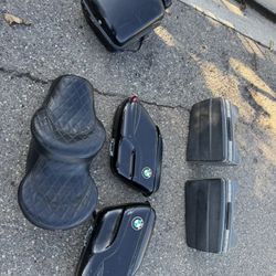 BMW Motorcycle Seat And Side Cases 