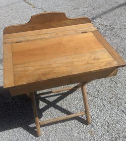 Antique Folding Child's School Desk