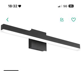 Vanity Light black 24 Inch