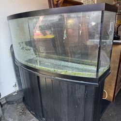 75 Gallon Bow Front Fish Tank 