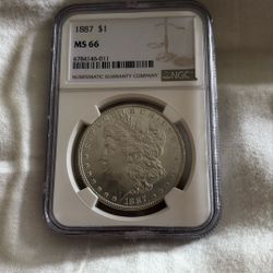 Silver (Morgan) MS66 1887