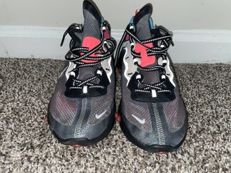 Nike React Element 87 Blue Chill Solar Red