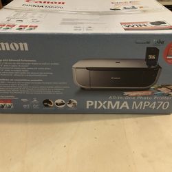 Canon Pixma MP470 color printer, new in box