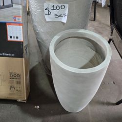 Ceramic Plant Pot Set
