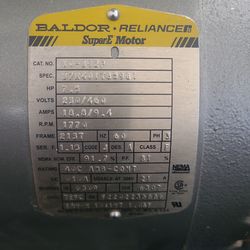 Baldor SuperE Motor 3PH/7.5HP/230-460V