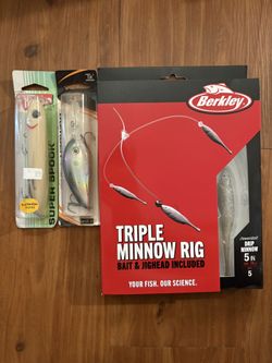 Bait bundle | Spook, Crankbait, Minnow rig