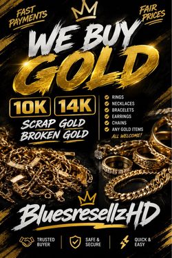 Buying all gold damaged, broken, new, used🤝
