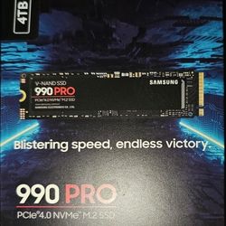 4TB Samsung 990 Pro SSD