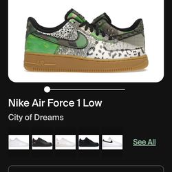 Nike Air force ones city of dreams