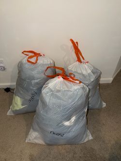 men’s clothes. 3 bags full