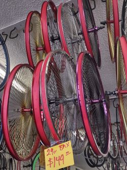 144 Spoke 29 ER Bmx Rim set | 14mm rear axil