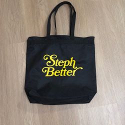 Steph Better Reusable Zipper Tote Bag
