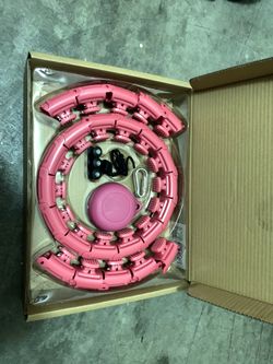 FIT On Form smart weighted hula hoop, pink, complete in box