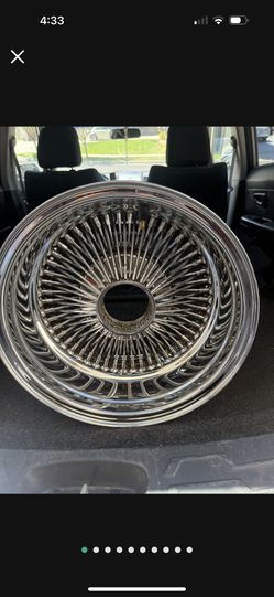 Set of 14”s wire wheels 