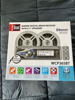 Boat/marine stereo receiver with Bluetooth