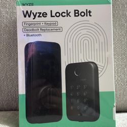 WYZE Lock Bolt Fingerprint Keypad Deadbolt Replacement - Brand New!! Sealed!!