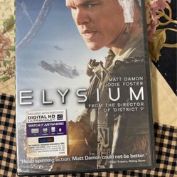 Matt Damon Elysium DVD New Sealed 