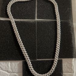 Moissanite Cuban Link Chain 