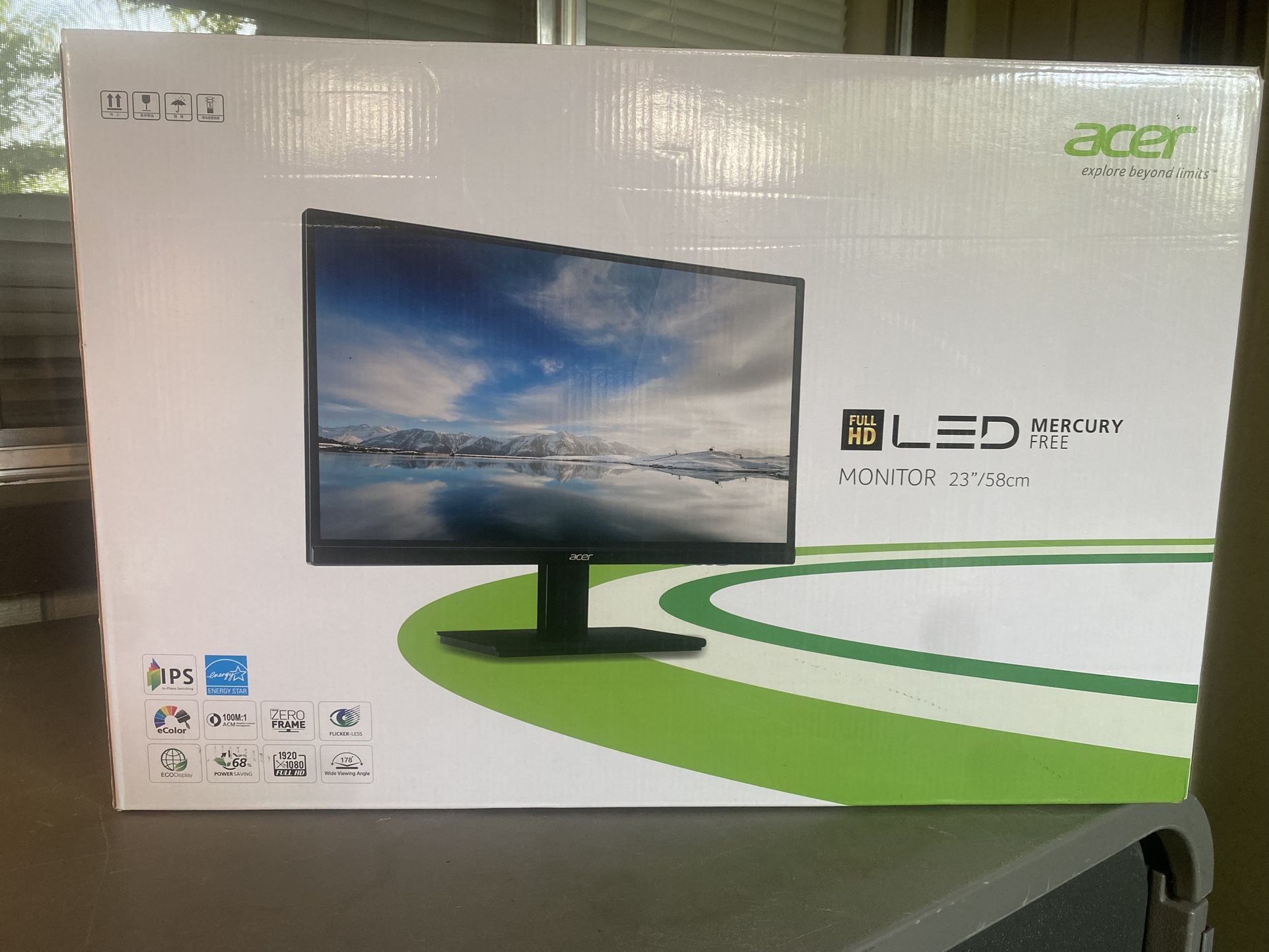 LED Mercury Free Computer Monitor 23”