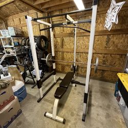 Parabody Serious Steel Weight Rack & Weights