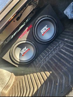 2 12inch Mtx Subs