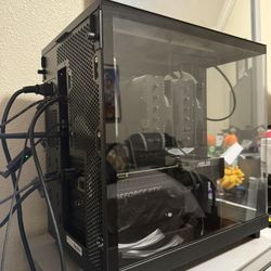 High End Gaming PC With Monitor And Keyboard And Mouse