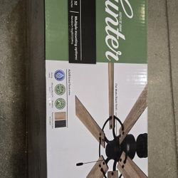 Hunter 52in Barrel. Indoor Outdoor. Ceiling Fan 