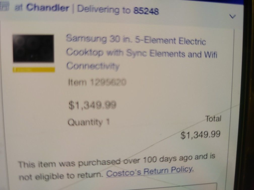 Samsung Electric Cooktop