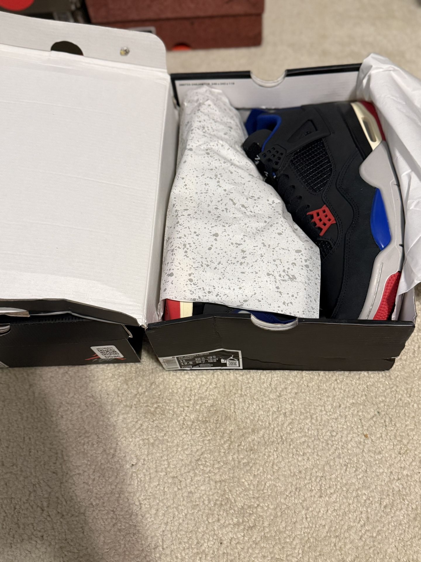 Air Jordan Retro 4 Rare Air “ White Lettering “