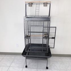 $155 (Brand New) Large 68” parrot bird cage for parakeets cockatiel chinchilla conure cockatoo lovebird parakeet