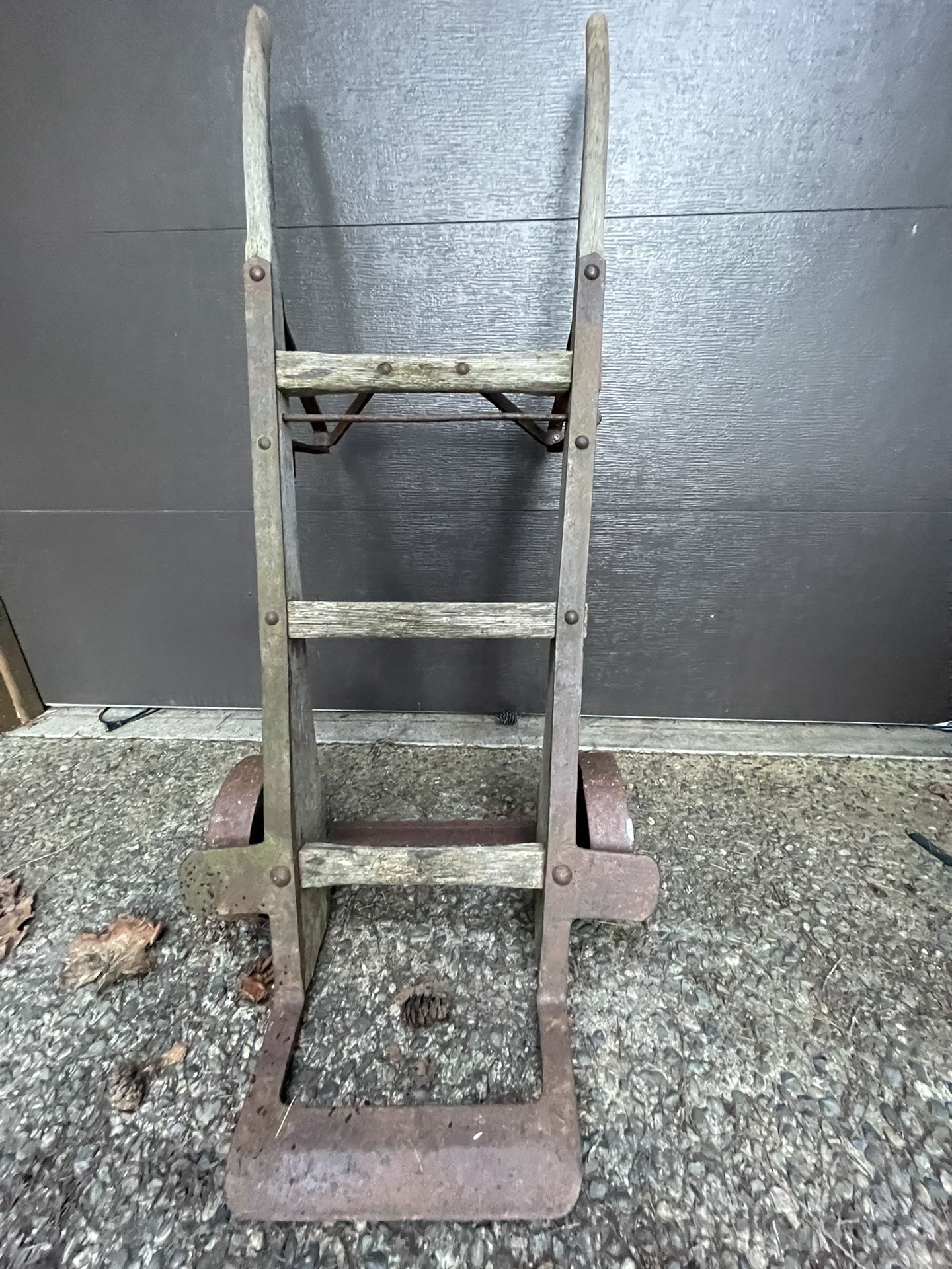 Antiques, Steel Industrial Dolly Circa 1880 To 1910