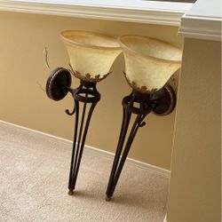 Brozne Sconces 