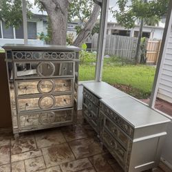 Chest Of Drawers  And  Bed Side Tables 