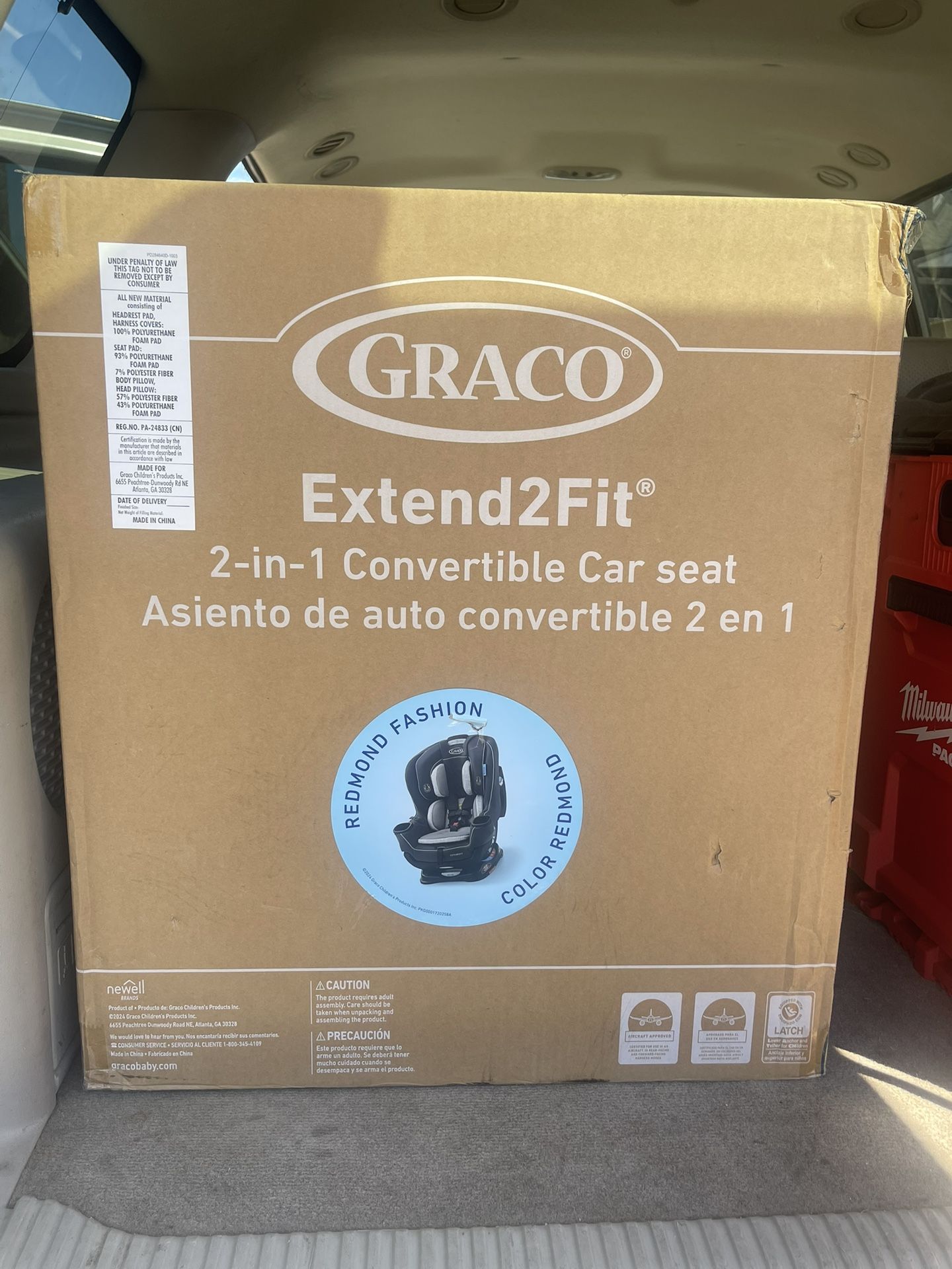 Graco Xtend2fit 2in1