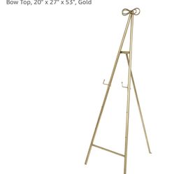 Gold Metal Easel 