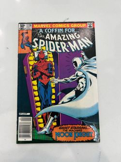 Amazing Spider-Man #220 Moon Knight App - Layton + McLeod Art spiderman marvel, FN+