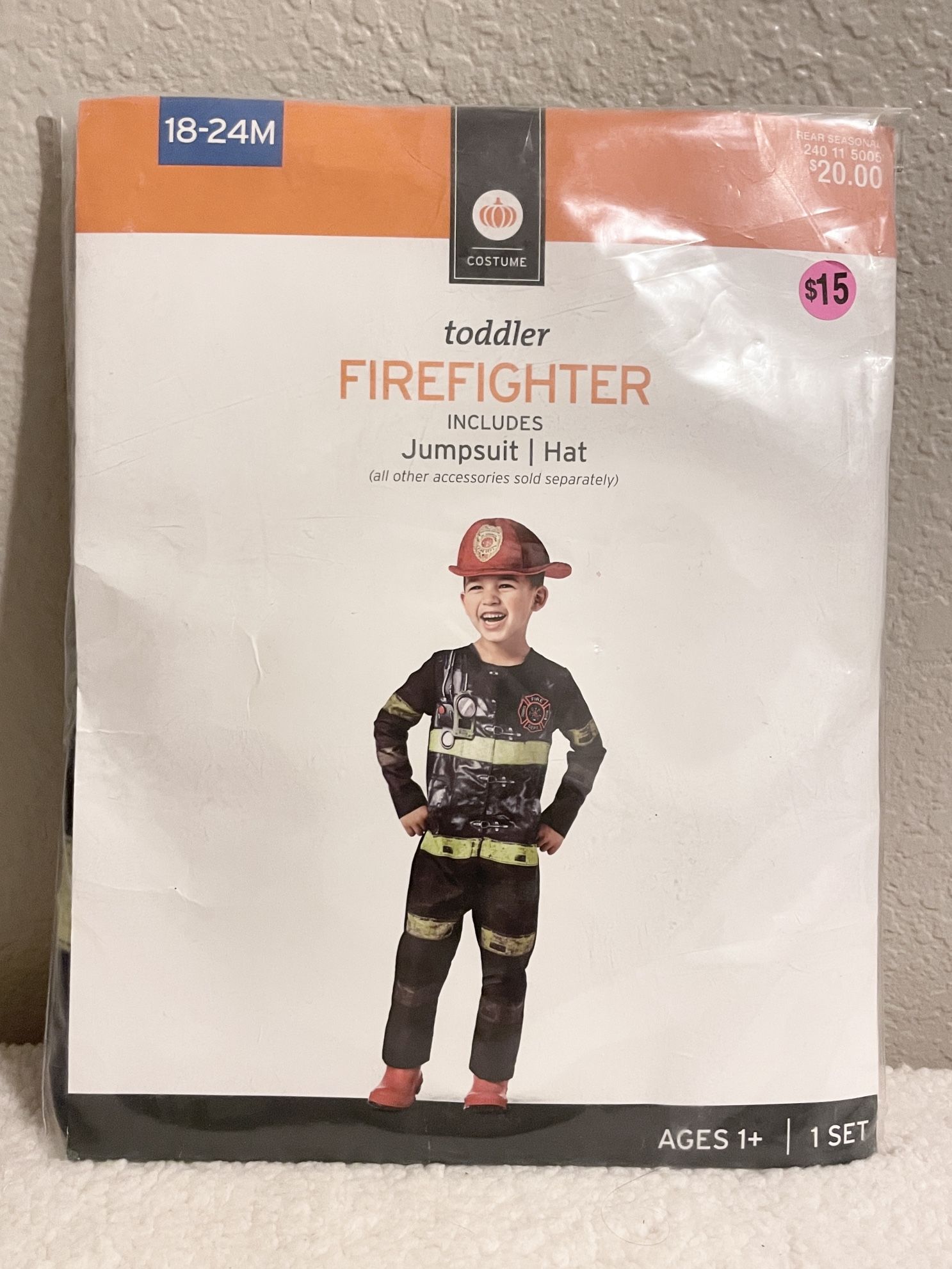 Costume “Firefighter” Toddler Size 18-24M