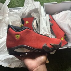 Jordan 14 Ferrari Size 7.5,8