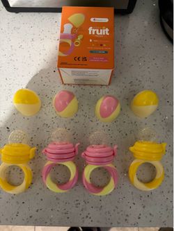 NatureBond Baby Food Feeder/Fruit Feeder Pacifier Nibbler (4 Pack)